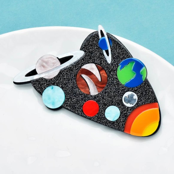 Брошь Космос