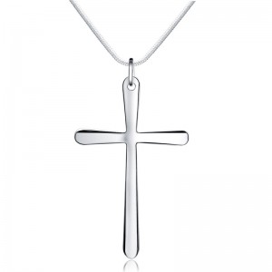 Срібний ланцюжок та кулон Хрест Срібний ланцюжок та кулон Хрест
