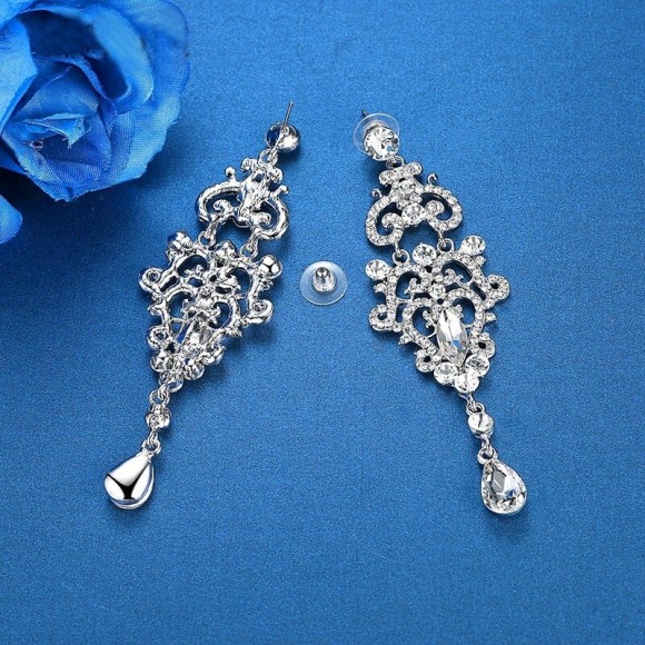 Вечерние серьги Жасин Вечерние серьги Жасин