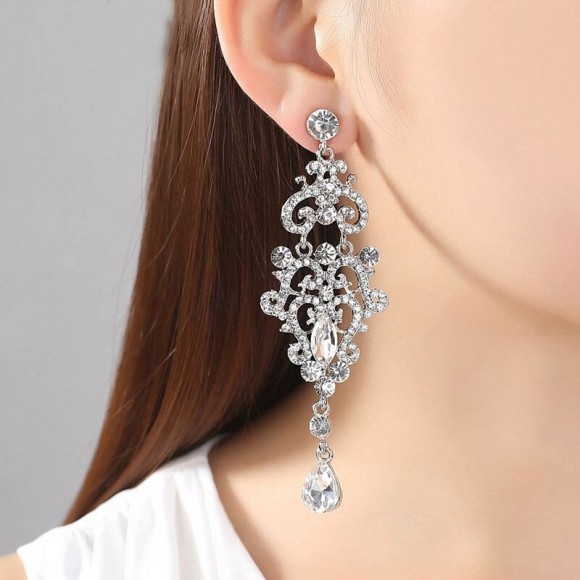 Вечерние серьги Жасин Вечерние серьги Жасин