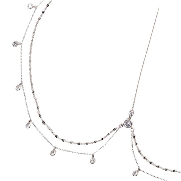 Тика для волосся з ланцюжками кристал Тика для волосся з ланцюжками кристал