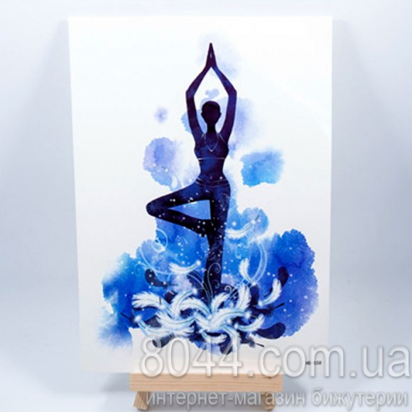 Временное тату — Поза Дерева Врикшасана HB-558 Временное тату — Поза Дерева Врикшасана HB-558