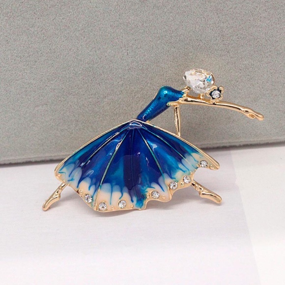 Брошь Девушка балерина Брошь Девушка балерина