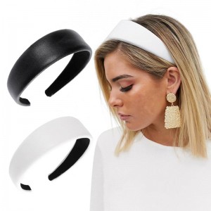 Обруч для волосся зі шкіри