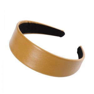 Обруч для волосся зі шкіри