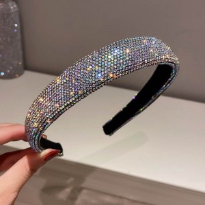 Обруч на голову кристальный хамелеон