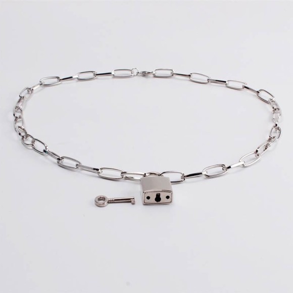 Ланцюжок одинарний з кулоном Замок