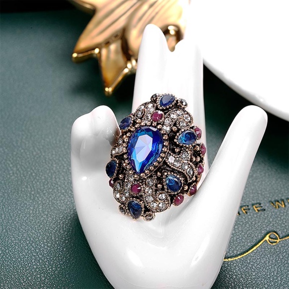 Каблучка в турецькому стилі кристал Хюррем