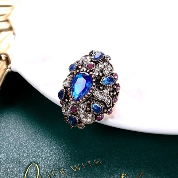 Каблучка в турецькому стилі кристал Хюррем