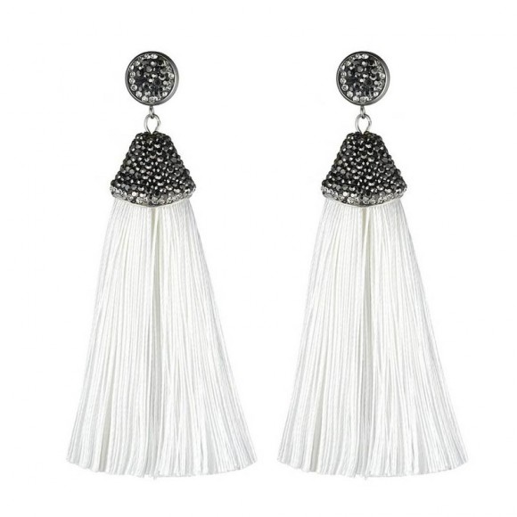 Сережки пензлика Бохо Шовк