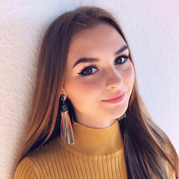 Сережки пензлика Бохо Шовк