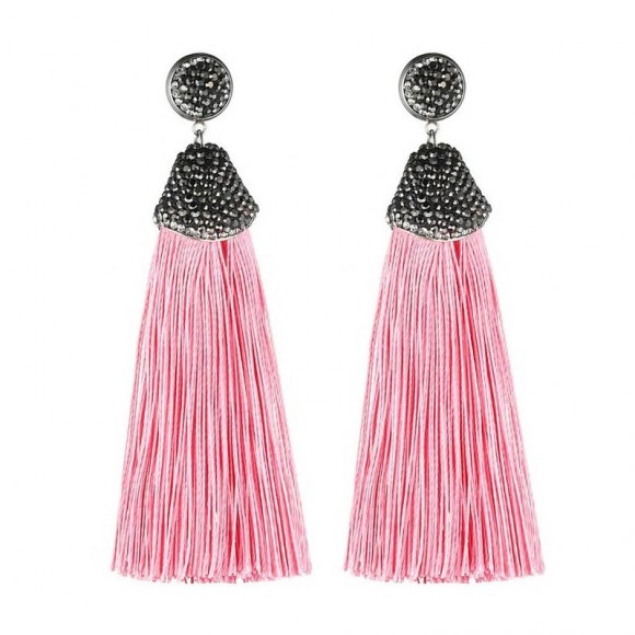 Сережки пензлика Бохо Шовк