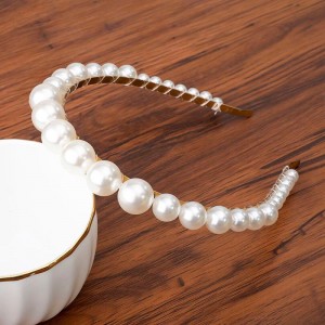 Обруч для волос с крупным Жемчугом