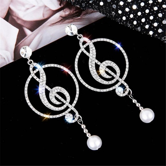 Серьги Скрипичный ключ Серьги Скрипичный ключ