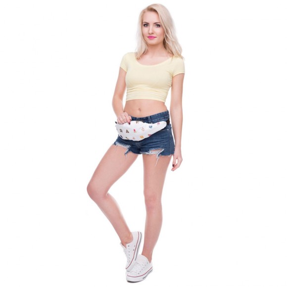 Бананка сумка на пояс Смайлики emoji Бананка сумка на пояс Смайлики emoji