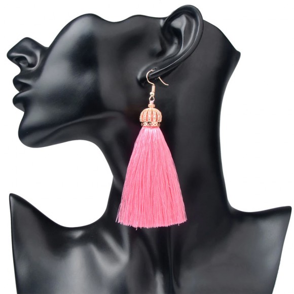 Серьги кисточки Корона Серьги кисточки Корона