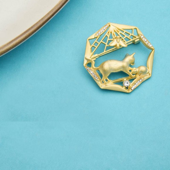 Брошка Кішки-мишки Брошка Кішки-мишки