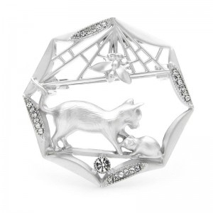 Брошка Кішки-мишки