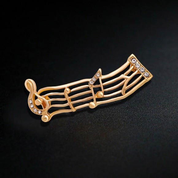 Брошь Нотный стан Брошь Нотный стан