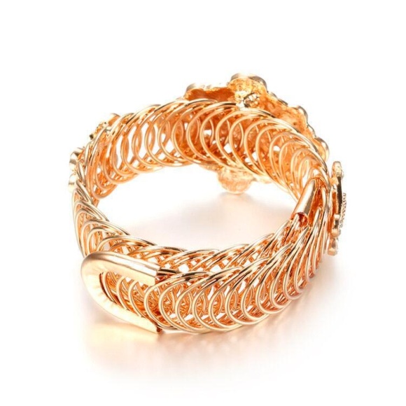 Золотийстий браслет в турецькому стилі Емель