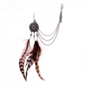 Кафф з проколом Перья Кафф з проколом Перья