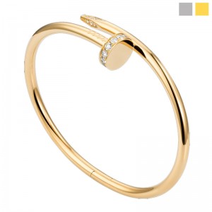 Браслет металевий Цвях Cartier Crystal сталь Браслет металевий Цвях Cartier Crystal сталь
