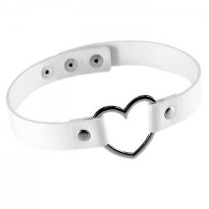 Шкіряний чокер Серце Шкіряний чокер Серце