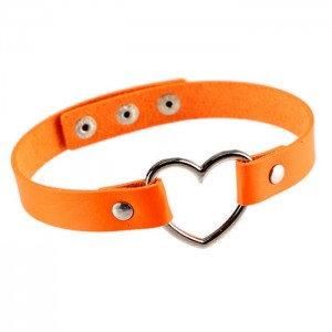 Шкіряний чокер Серце Шкіряний чокер Серце