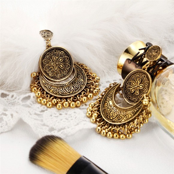 Довгі сережки Бохо Етнічні Довгі сережки Бохо Етнічні