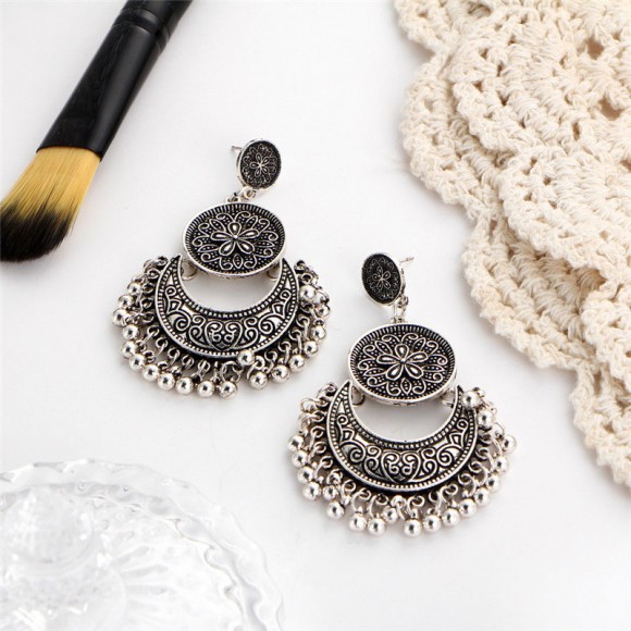 Довгі сережки Бохо Етнічні Довгі сережки Бохо Етнічні