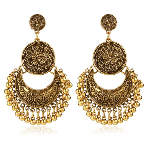 Довгі сережки Бохо Етнічні Довгі сережки Бохо Етнічні