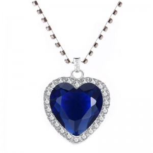 Кулон с цепочкой Сердце океана Титаник с мешочком Кулон с цепочкой Сердце океана Титаник с мешочком