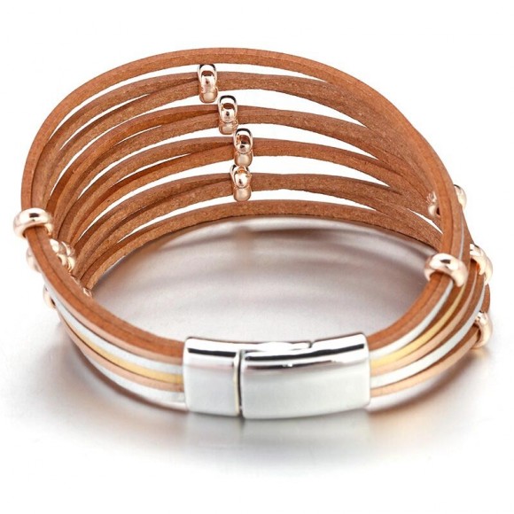 Женский кожаный браслет Гармони