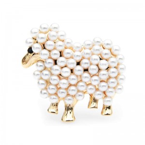 Брошь Овечка