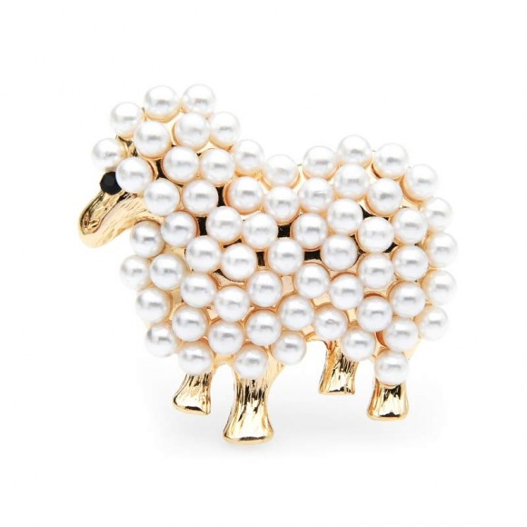 Брошь Овечка