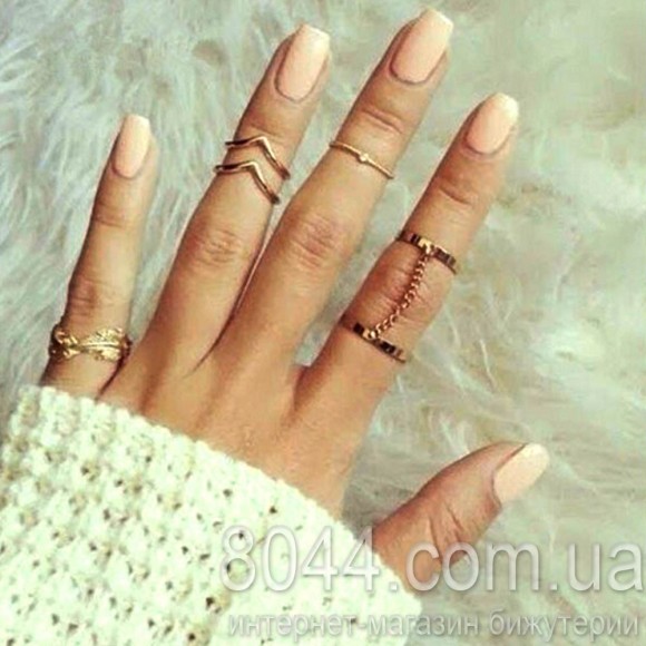 Кольца на фаланги пальцев набор Anelli