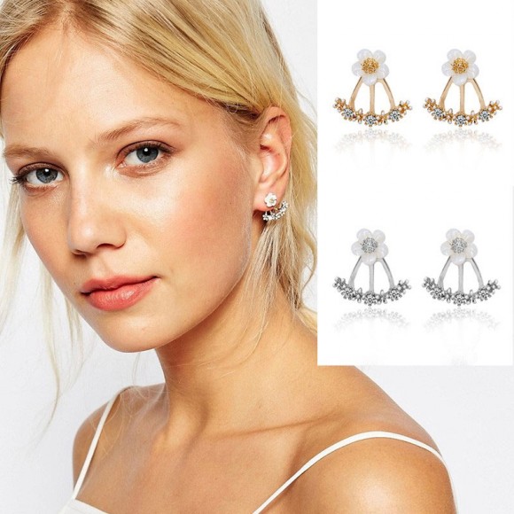 Серьги гвоздики Цветочек Серьги гвоздики Цветочек