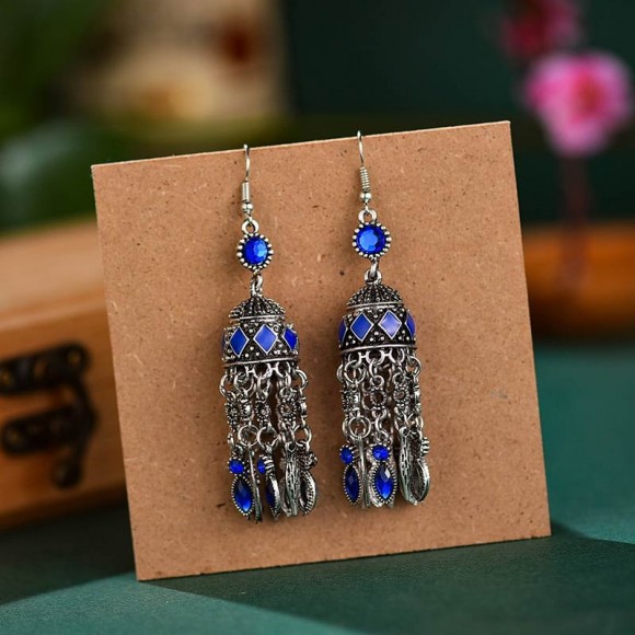 Длинные серьги в бохо стиле Длинные серьги в бохо стиле