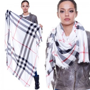 Шарф палантин у клітку Burberry