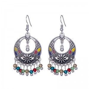 Серьги в бохо стиле Цветок Серьги в бохо стиле Цветок