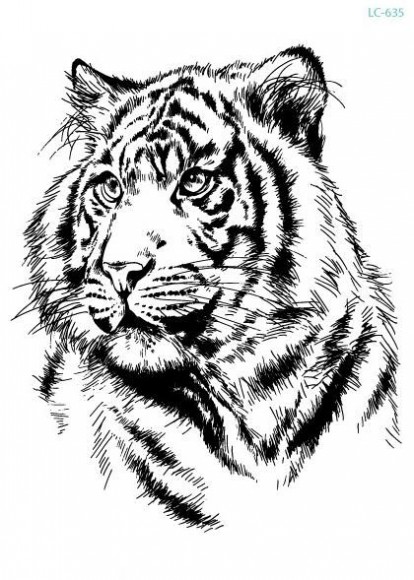 Временное тату — Тигр LC — 635