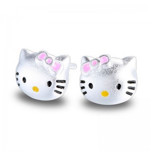 Серьги гвоздики Hello Kitty Серьги гвоздики Hello Kitty