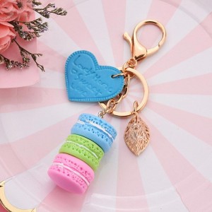 Брелок для ключей Пирожное Макарун Брелок для ключей Пирожное Макарун