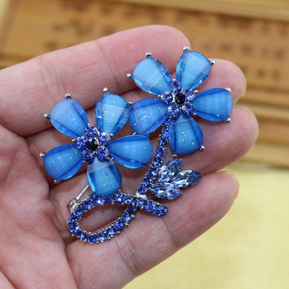 Брошь квітка Гармонія