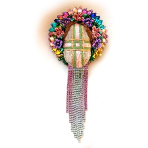 Брошь Мотанка Берегиня 