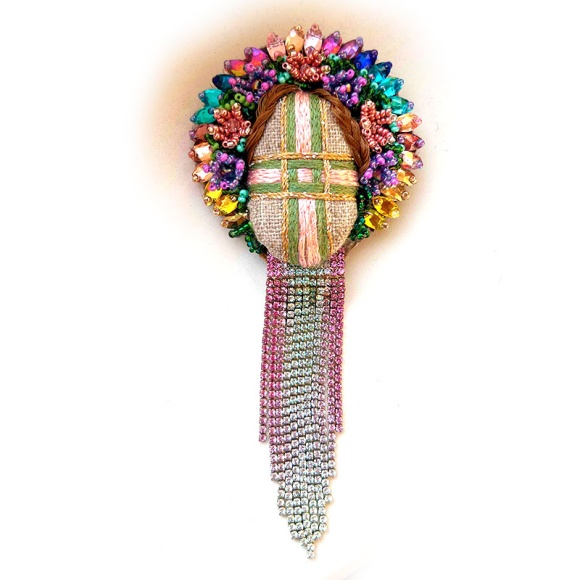 Брошь Мотанка Берегиня 