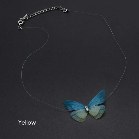 Кулон на волосіні Метелик невидимка Кулон на волосіні Метелик невидимка