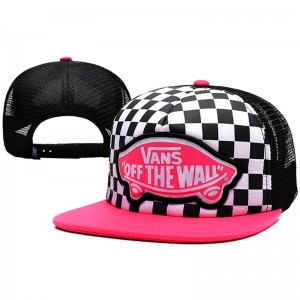 Кепка з прямим козирком Vans Off the Wall Шаховий принт Кепка з прямим козирком Vans Off the Wall Шаховий принт