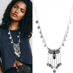 Кольє з монетами Antique стиль бохо