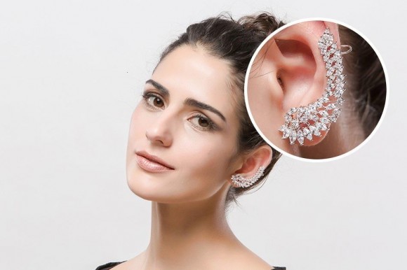 Серьги Каффы Крылья Ангела Серьги Каффы Крылья Ангела